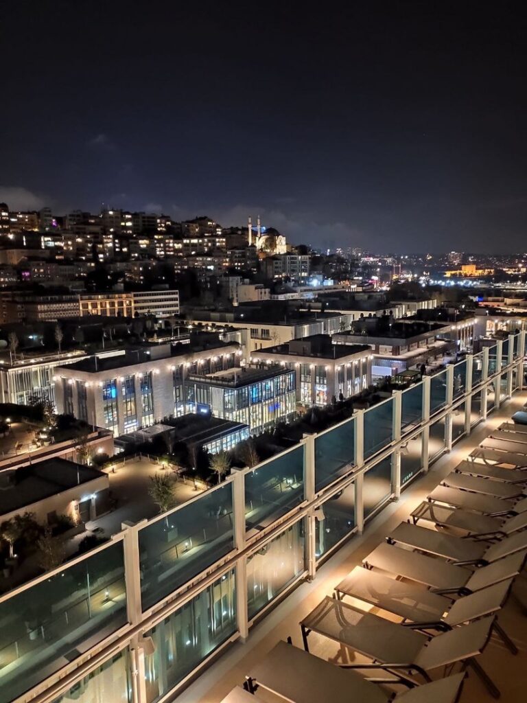 Отзыв о круизе на Costa Venezia - вид на ночной Стамбул